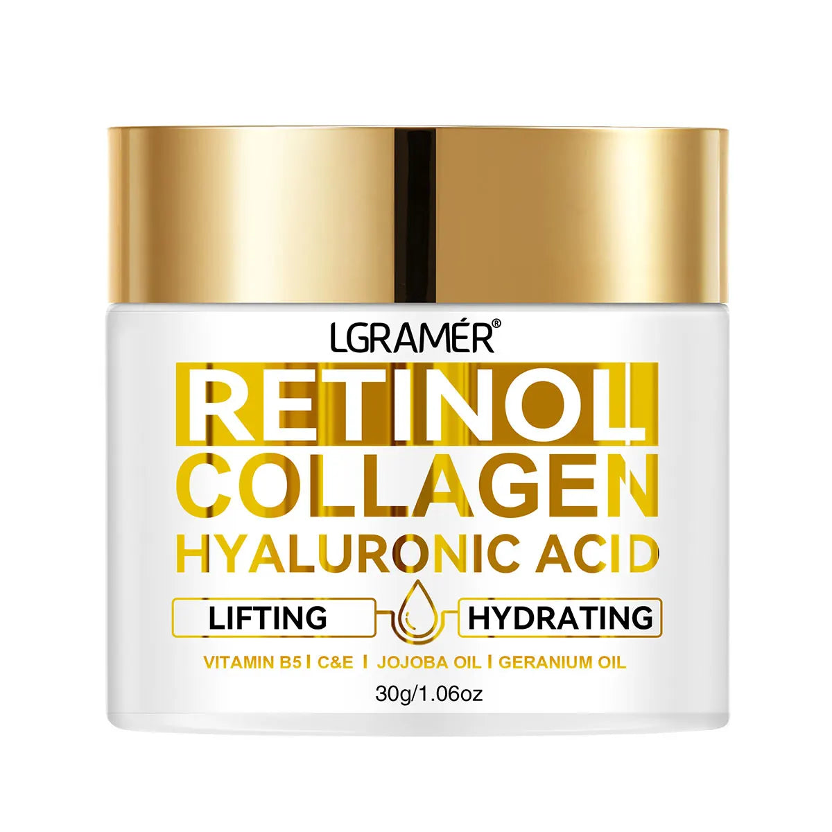 Retinol Face Cream – Moisturizing Anti-Wrinkle Collagen & Hyaluronic Acid