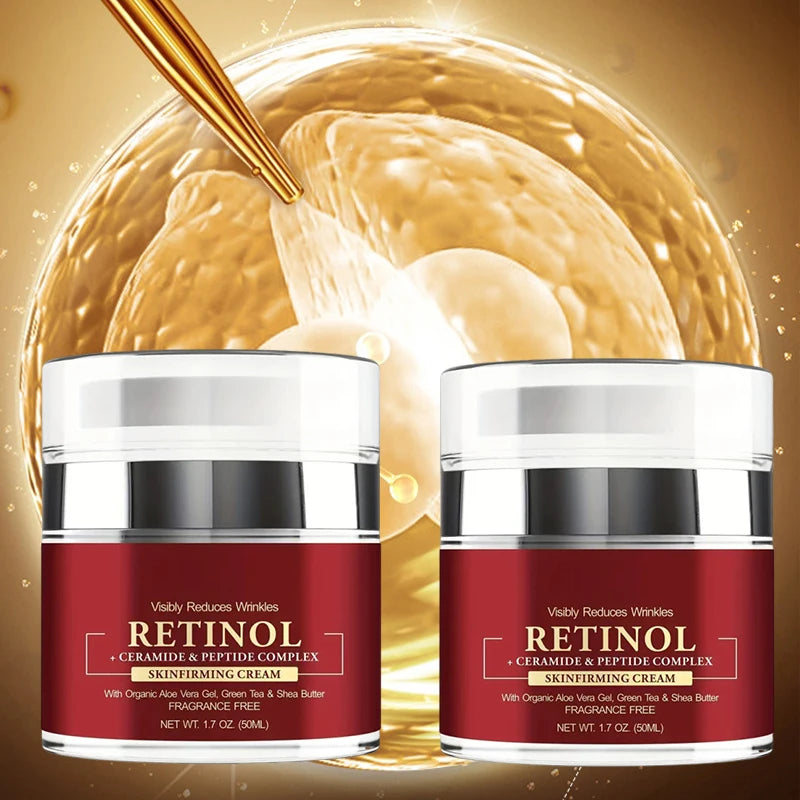 Instant Retinol Cream – Anti-Aging Wrinkle Remover, Firming & Lifting Moisturizer for Fine Lines and Skin Repair
