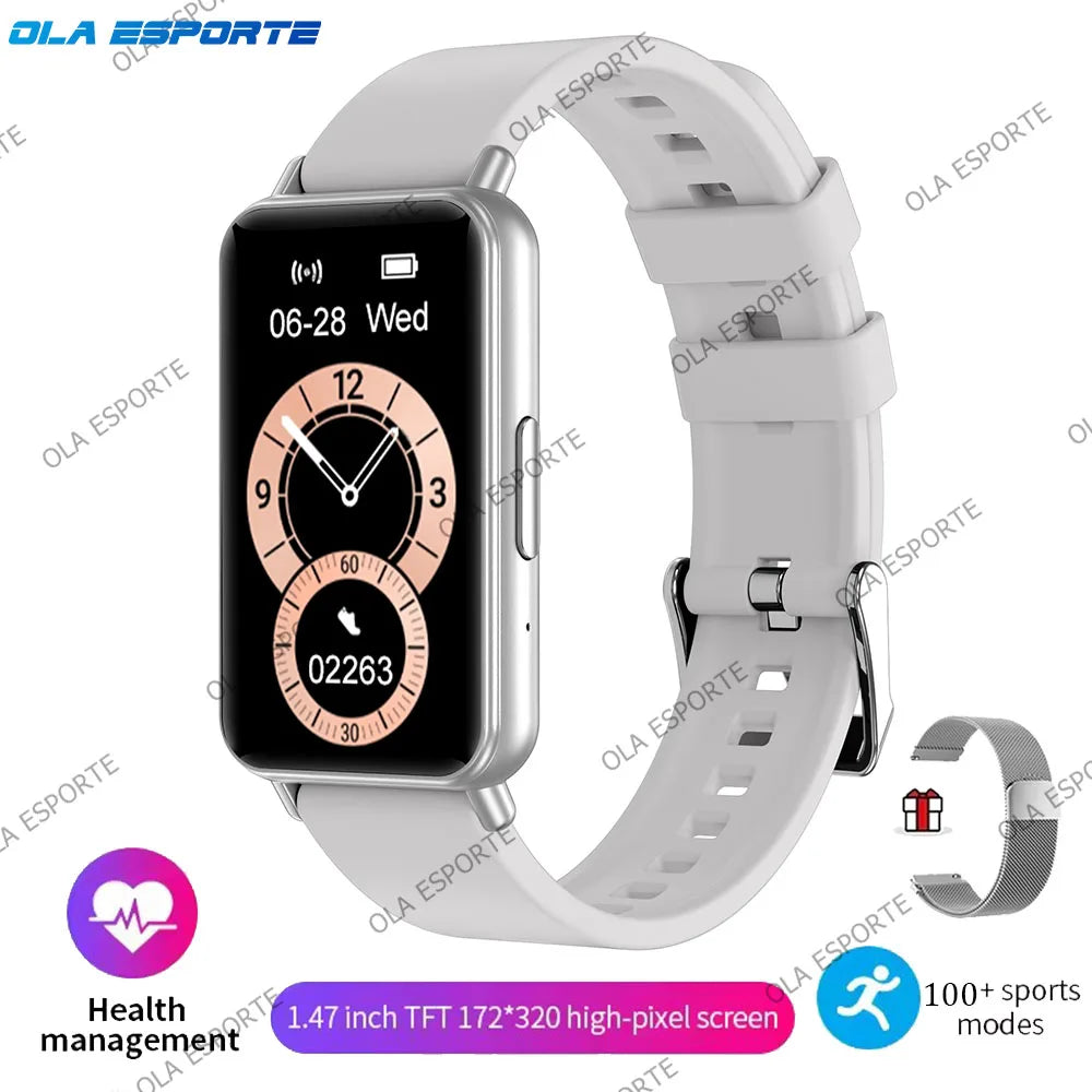 2025 Smart Bracelet – Heart Rate Monitor, Fitness Tracker & Bluetooth Call
