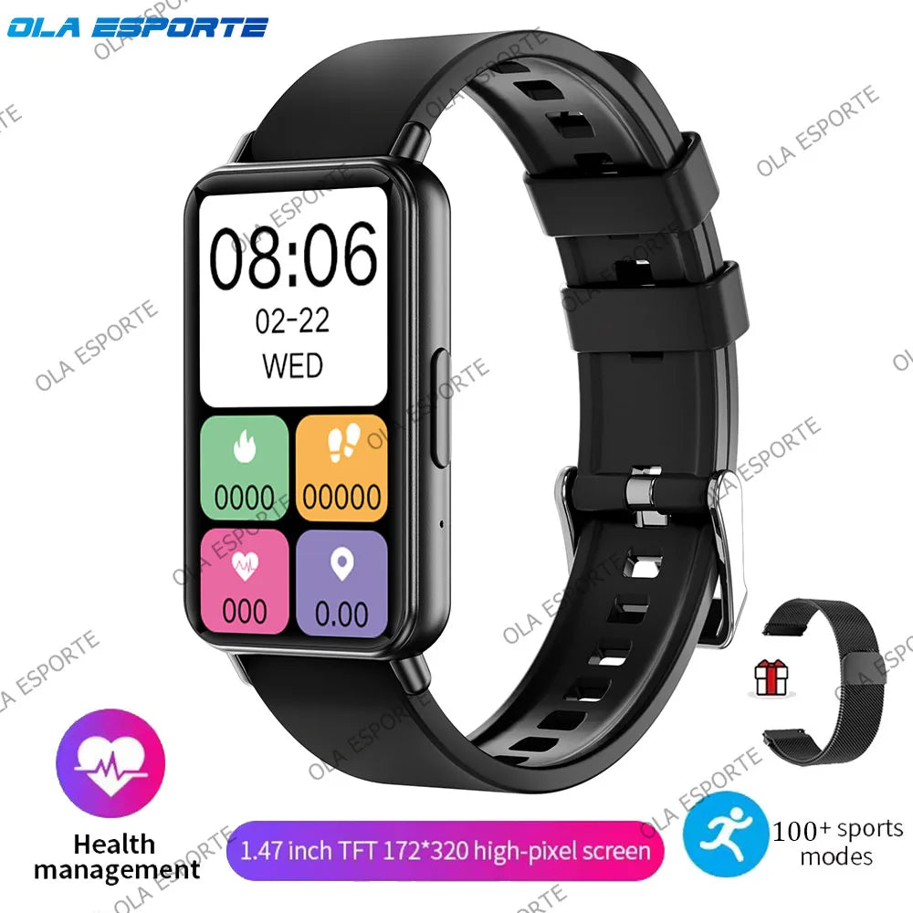 2025 Smart Bracelet – Heart Rate Monitor, Fitness Tracker & Bluetooth Call