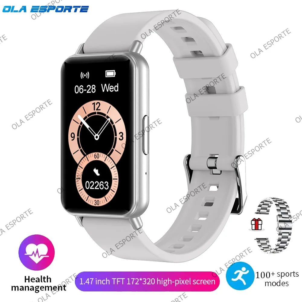 2025 Smart Bracelet – Heart Rate Monitor, Fitness Tracker & Bluetooth Call