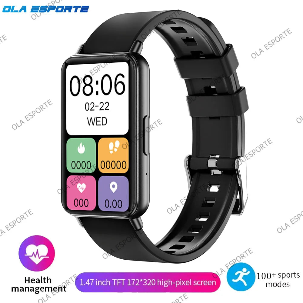 2025 Smart Bracelet – Heart Rate Monitor, Fitness Tracker & Bluetooth Call