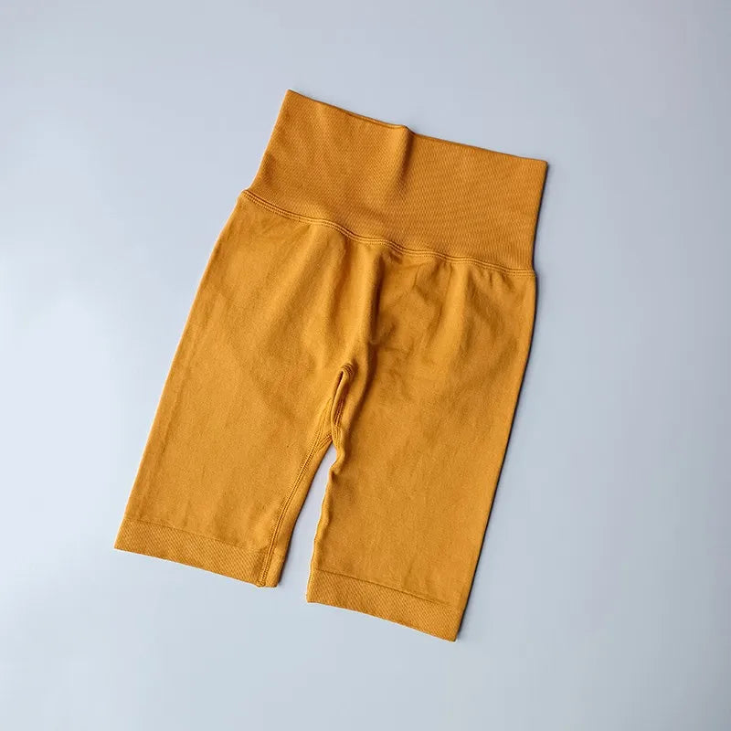Women’s High Waist Yoga Shorts – Quick Dry Push-Up Sport Shorts with Tummy Control for Running and Fitness