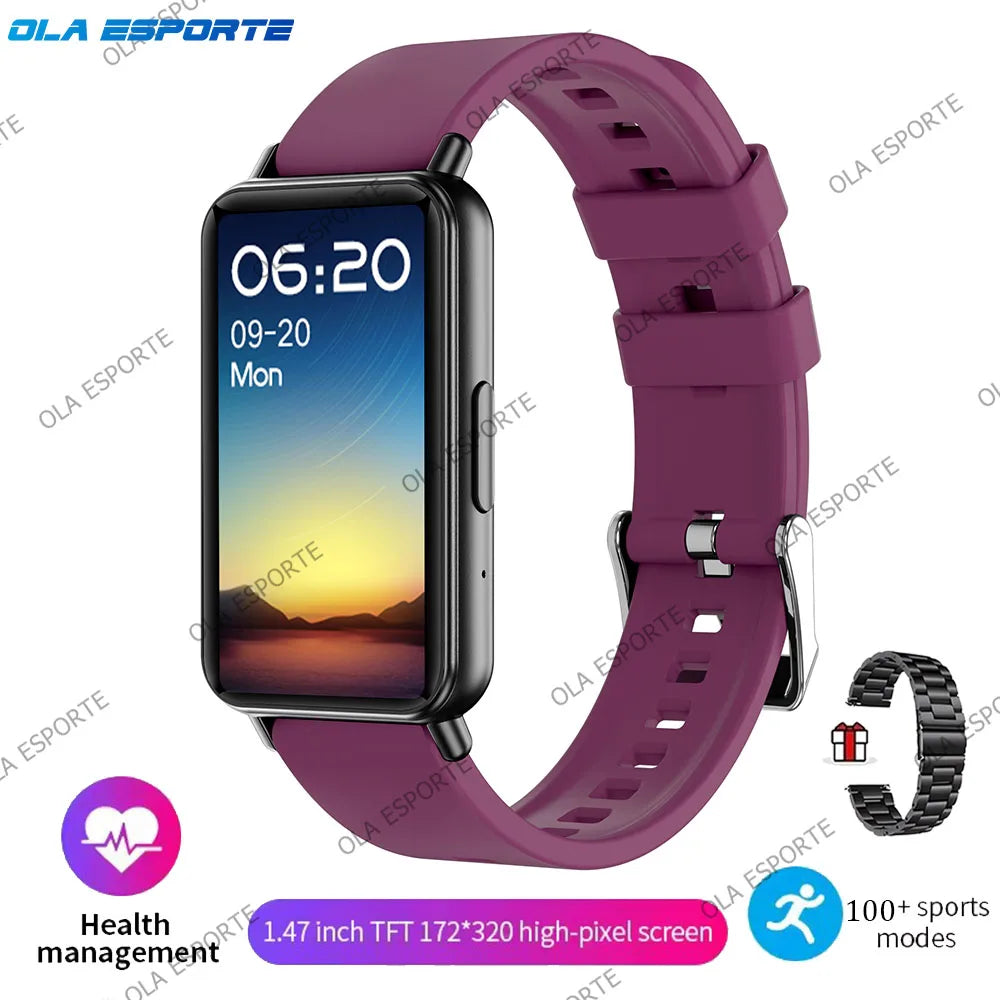2025 Smart Bracelet – Heart Rate Monitor, Fitness Tracker & Bluetooth Call