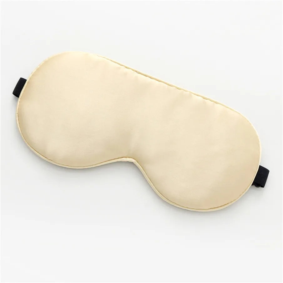 100% Silk Sleep Mask – Natural Eye Mask with Adjustable Strap