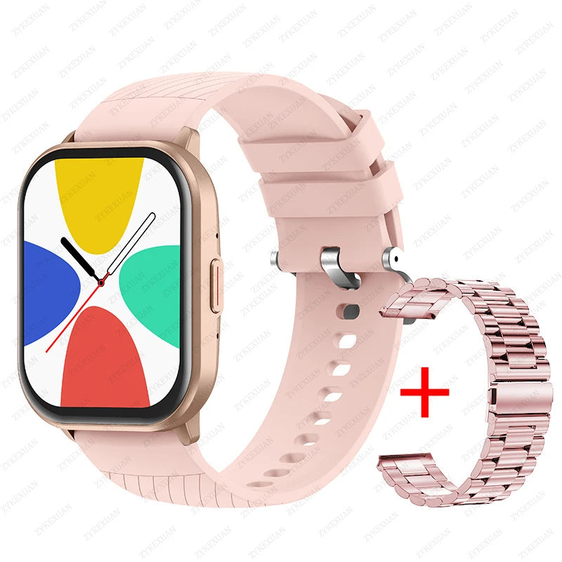 2024 Smart Watch – Heart Rate & Blood Pressure Fitness Tracker with Bluetooth Call