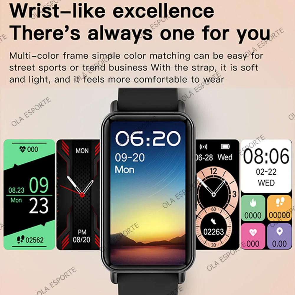 2025 Smart Bracelet – Heart Rate Monitor, Fitness Tracker & Bluetooth Call
