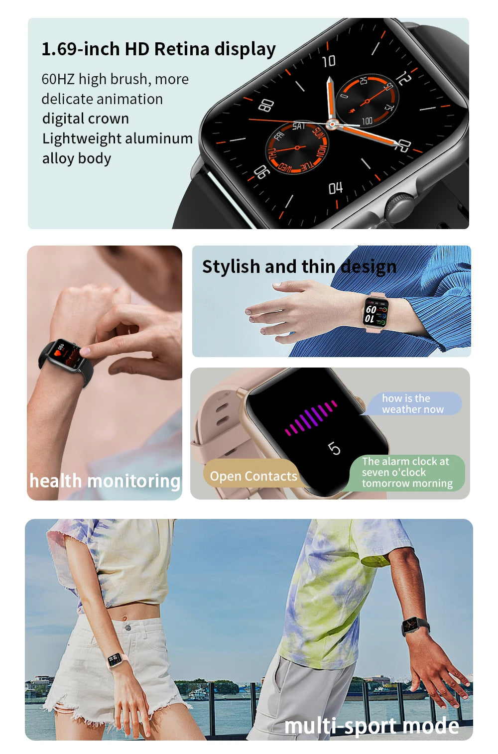 2025 Smart Watch – Bluetooth Call, Music & Fitness Tracker