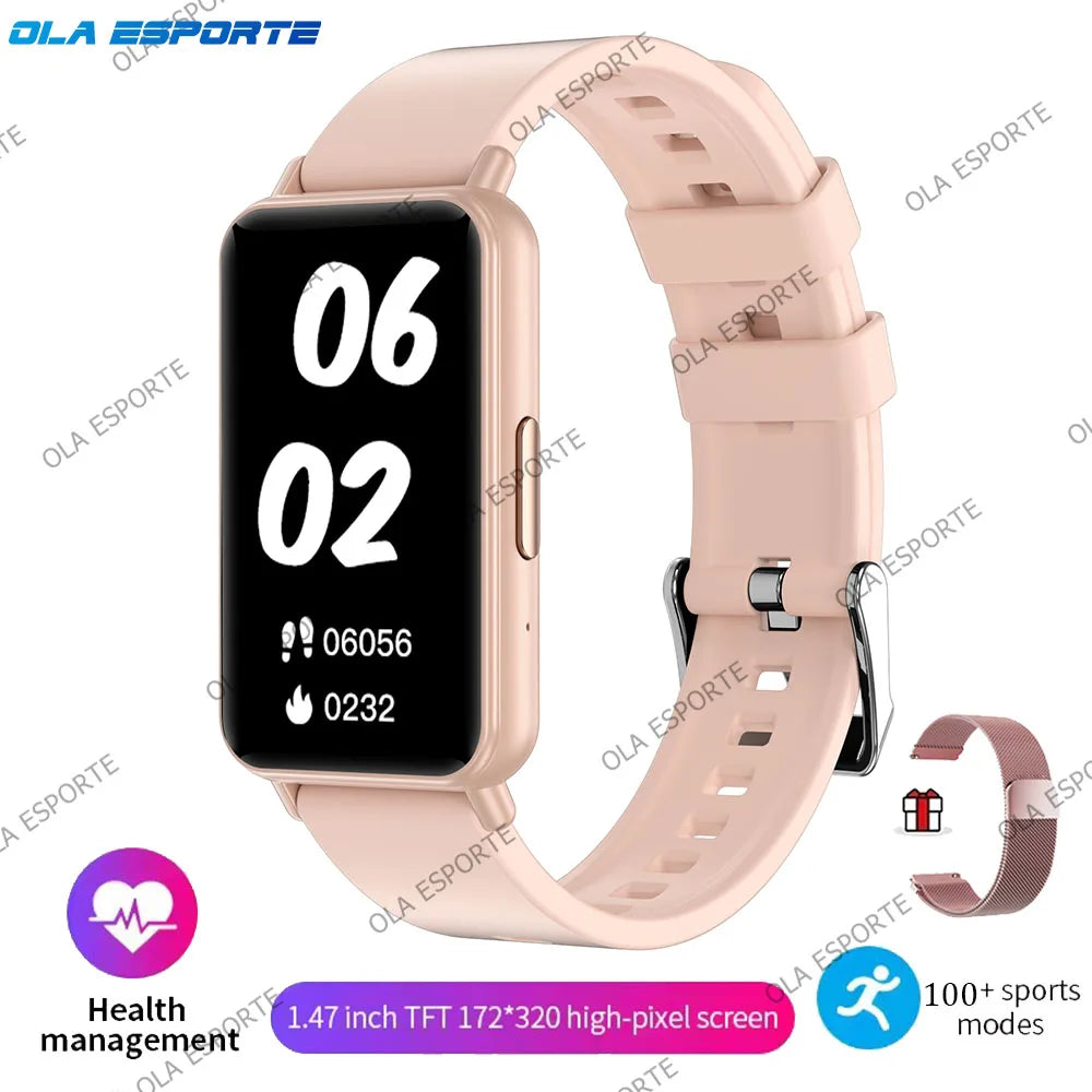 2025 Smart Bracelet – Heart Rate Monitor, Fitness Tracker & Bluetooth Call