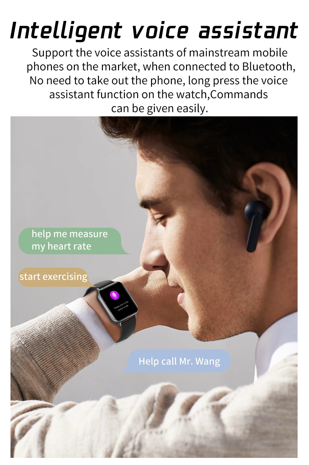 2025 Smart Watch – Bluetooth Call, Music & Fitness Tracker