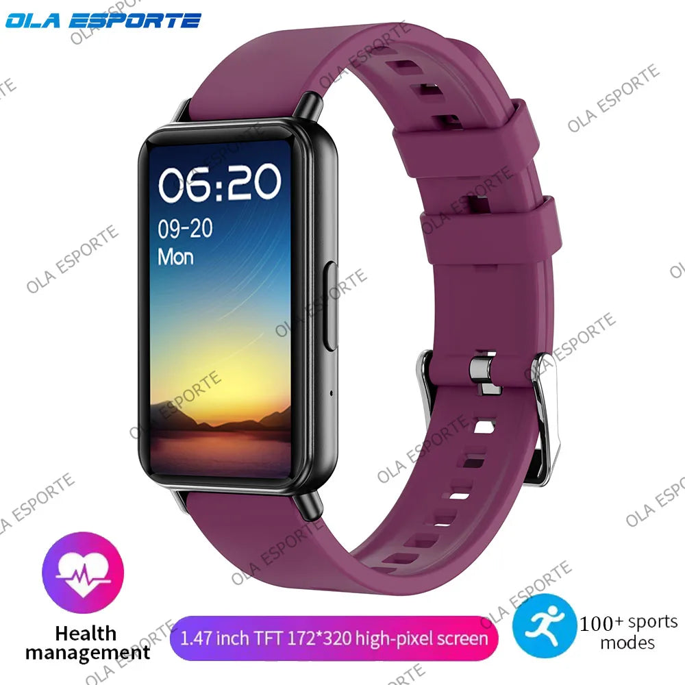 2025 Smart Bracelet – Heart Rate Monitor, Fitness Tracker & Bluetooth Call