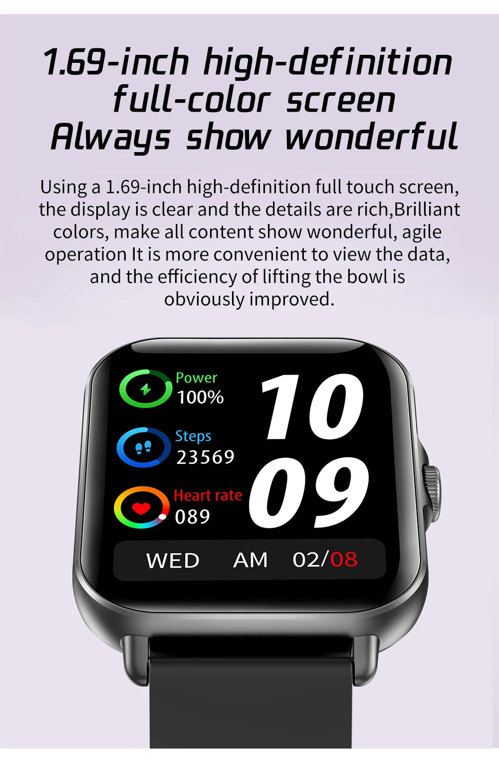 2025 Smart Watch – Bluetooth Call, Music & Fitness Tracker