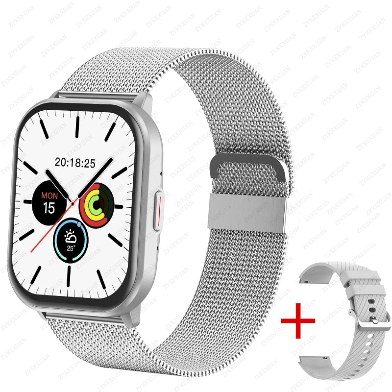 2024 Smart Watch – Heart Rate & Blood Pressure Fitness Tracker with Bluetooth Call