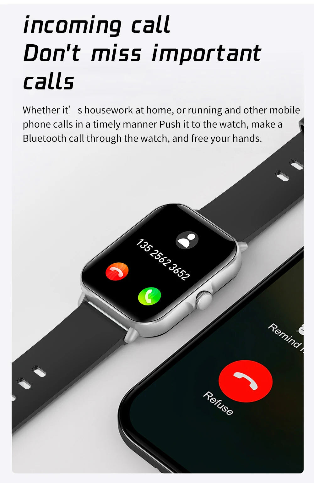 2025 Smart Watch – Bluetooth Call, Music & Fitness Tracker