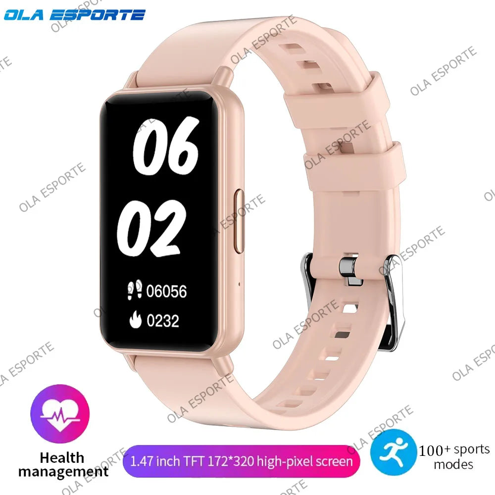 2025 Smart Bracelet – Heart Rate Monitor, Fitness Tracker & Bluetooth Call