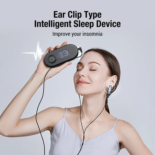 Ear Clip CES Therapy Device – Pulse Sleep & Anxiety Aid