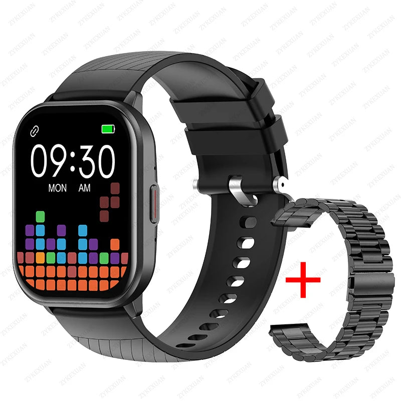2024 Smart Watch – Heart Rate & Blood Pressure Fitness Tracker with Bluetooth Call