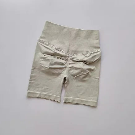Women’s High Waist Yoga Shorts – Quick Dry Push-Up Sport Shorts with Tummy Control for Running and Fitness