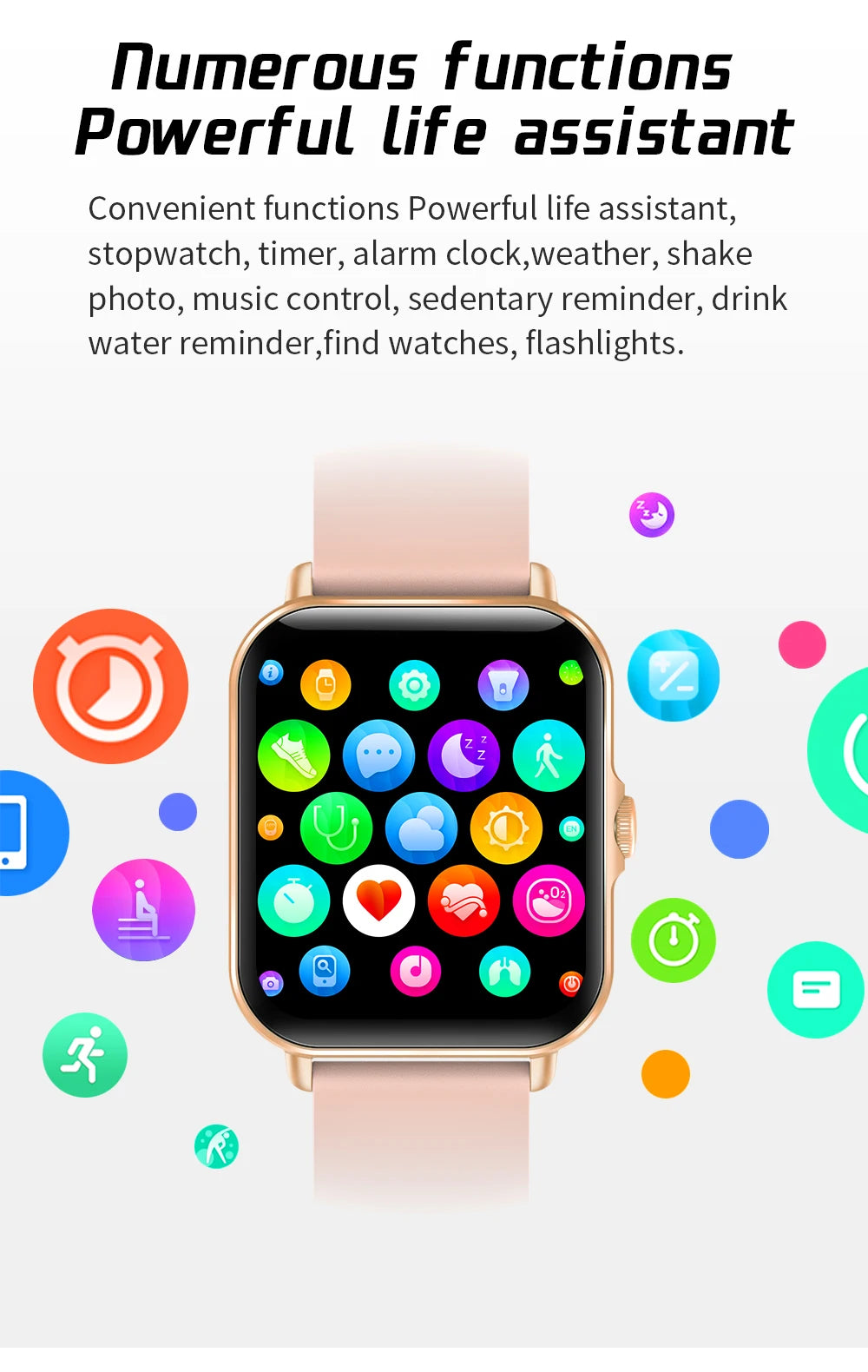 2025 Smart Watch – Bluetooth Call, Music & Fitness Tracker