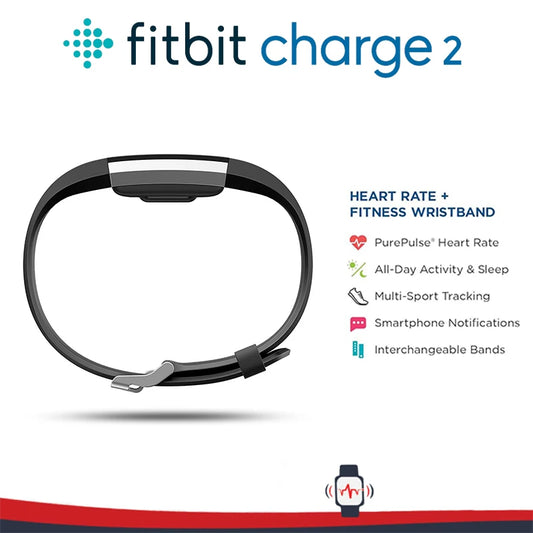 Fitbit Charge 2 – Smart Fitness Wristband with Heart Rate & Sleep Tracking