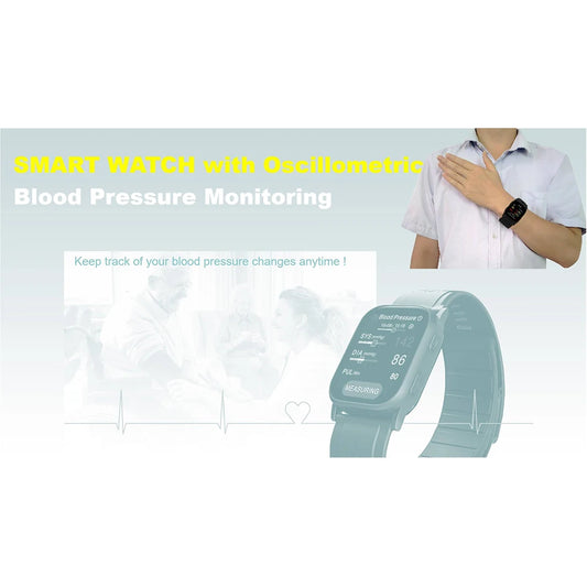 24-Hour Smart Watch – Blood Pressure, Heart Rate, SpO₂ & Sleep Monitor