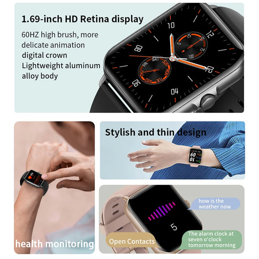 2025 Smart Watch – Bluetooth Call, Music & Fitness Tracker