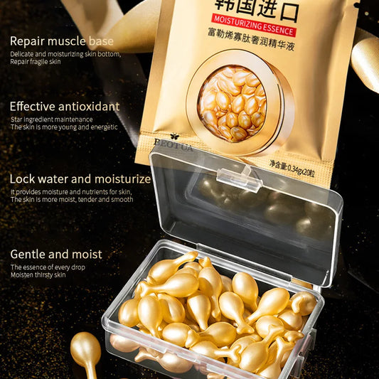 Collagen Face Serum Capsules – Anti-Wrinkle, Firming & Whitening with Hyaluronic Acid