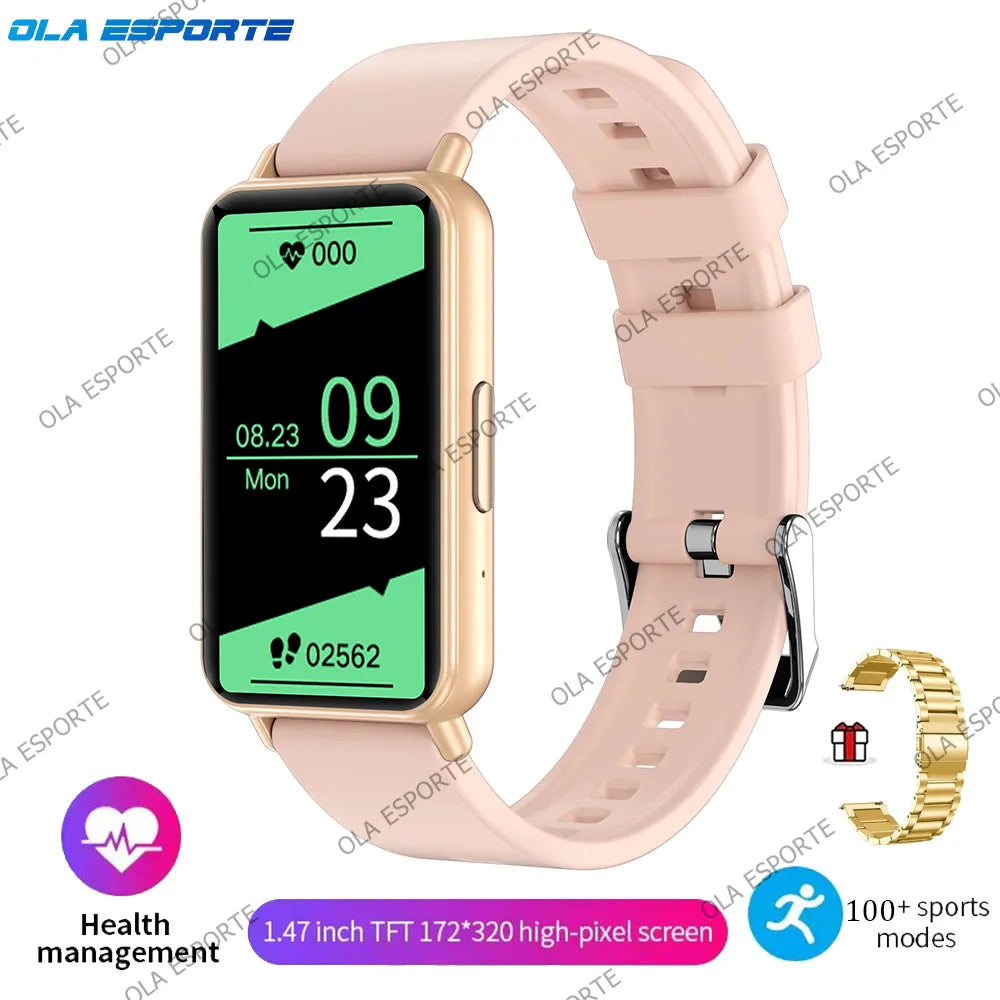 2025 Smart Bracelet – Heart Rate Monitor, Fitness Tracker & Bluetooth Call