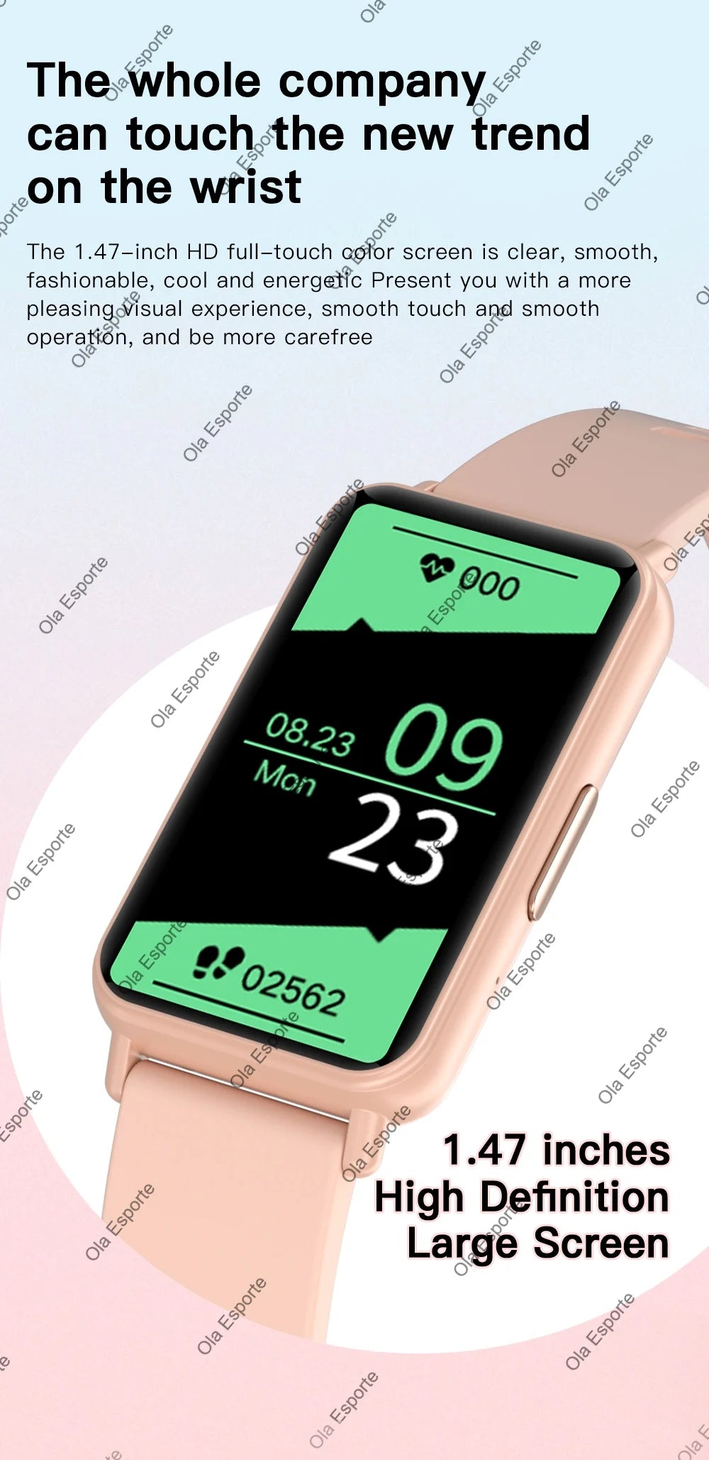 2025 Smart Bracelet – Heart Rate Monitor, Fitness Tracker & Bluetooth Call