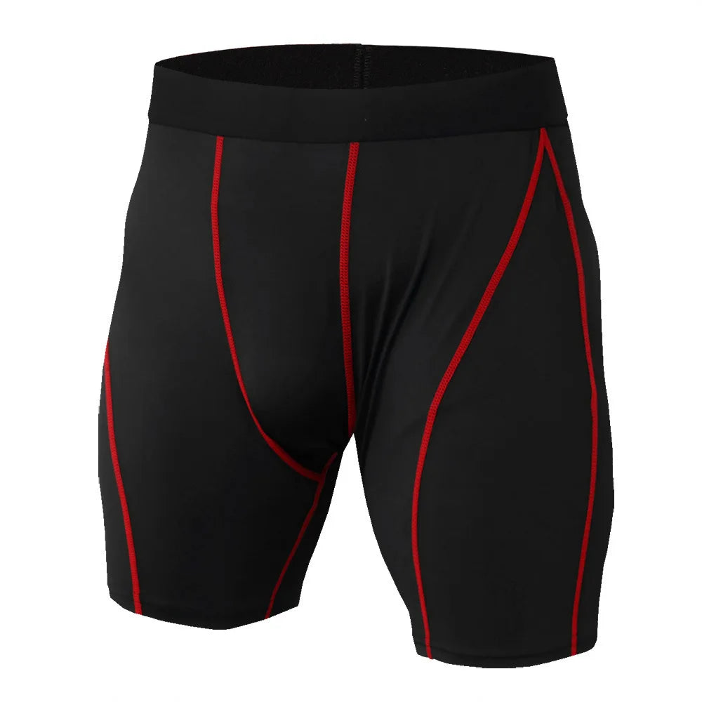 Men’s Compression Shorts – Quick Dry Training Tights for Running, Gym, and Fitness