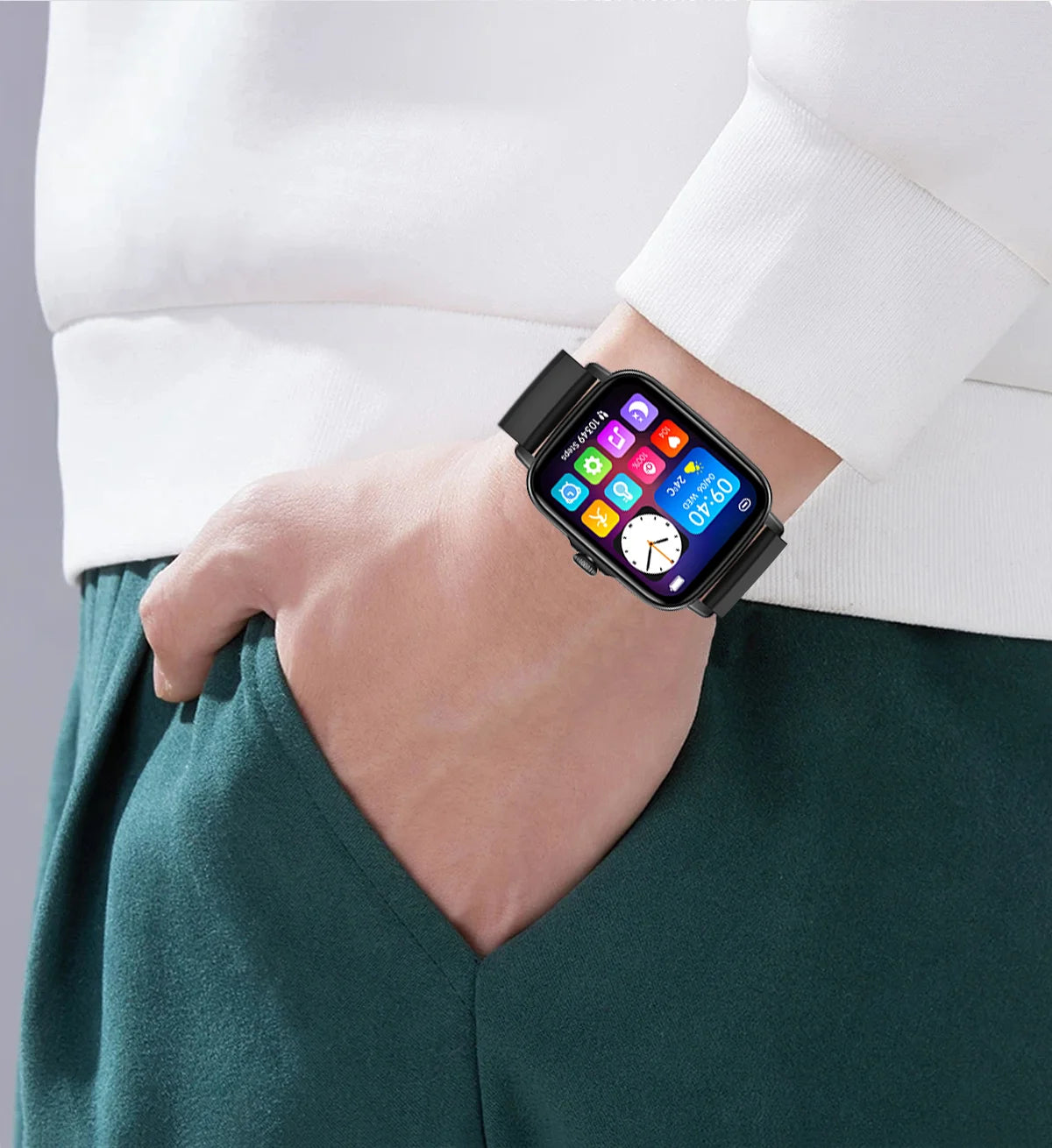 EIGIIS 2025 Smart Watch – Fitness Tracker with Heart Rate & Sleep Monitor