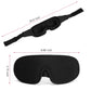 3D Padded Sleep Mask – Light-Blocking Eye Shade & Sleeping Aid
