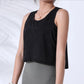 Women’s Camouflage Mesh Vest – Breathable Crop Tank for Fitness