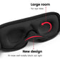 3D Padded Sleep Mask – Light-Blocking Eye Shade & Sleeping Aid