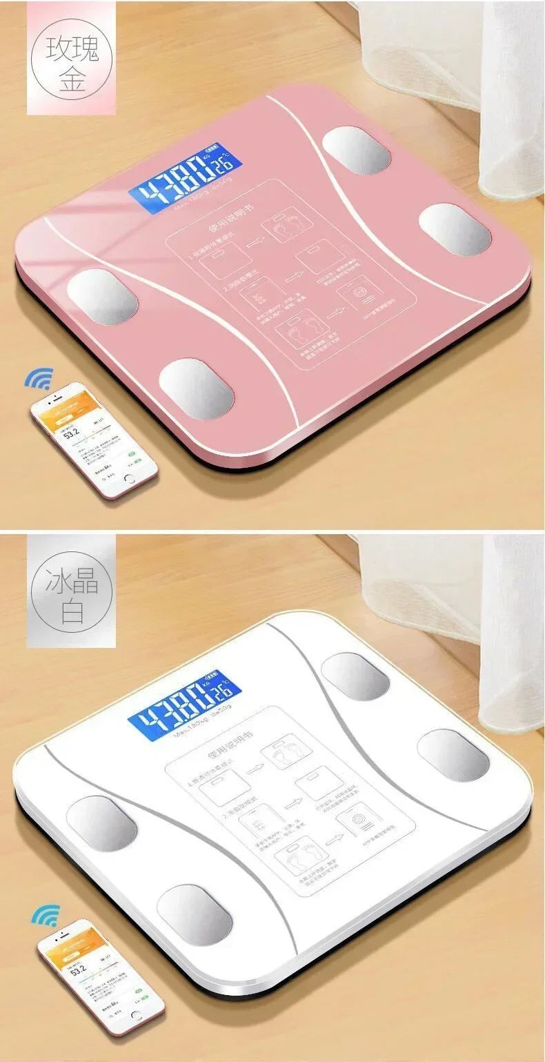 2025 Smart Body Fat Scale – Bluetooth Digital Body Composition Analyzer