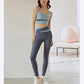 Women’s Two-Piece Yoga Set – Sports Bra and Leggings/Shorts Workout Outfit for Fitness and Gym