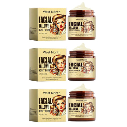 Beef Tallow Face Cream – Moisturizing and Firming Facial Cream for Smooth, Nourished, and Elastic Skin