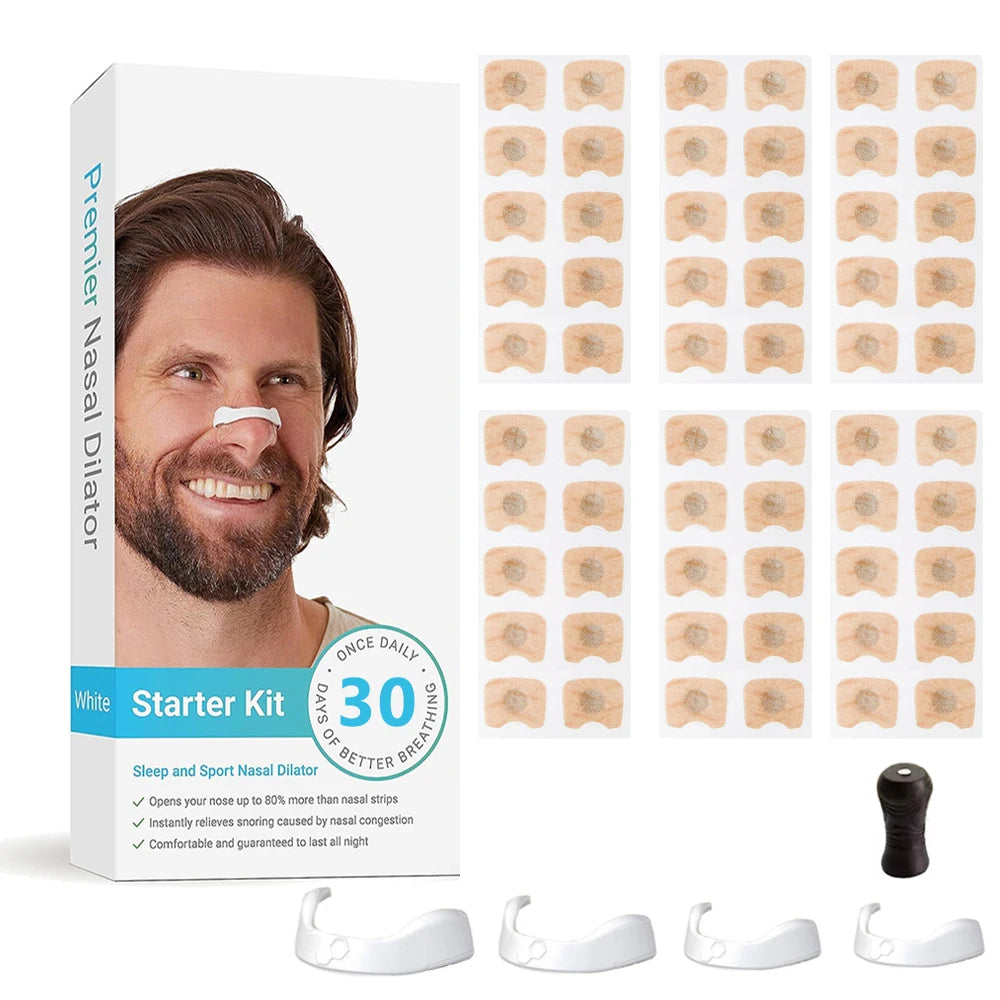Magnetic Nasal Strips – Skin-Safe Sport Breathing & Anti-Snore Kit