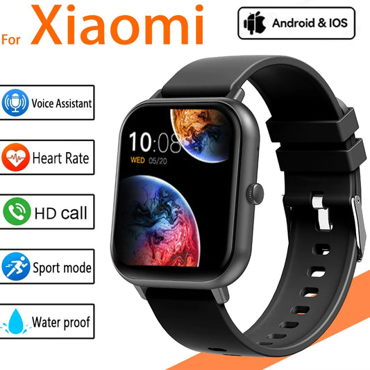 Xiaomi 2025 Smart Watch – Bluetooth Call & Fitness Tracker, IP68 Waterproof