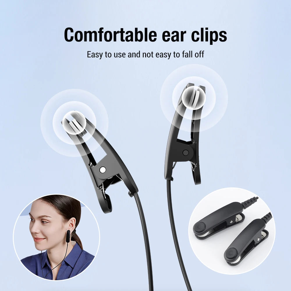 Ear Clip CES Therapy Device – Pulse Sleep & Anxiety Aid
