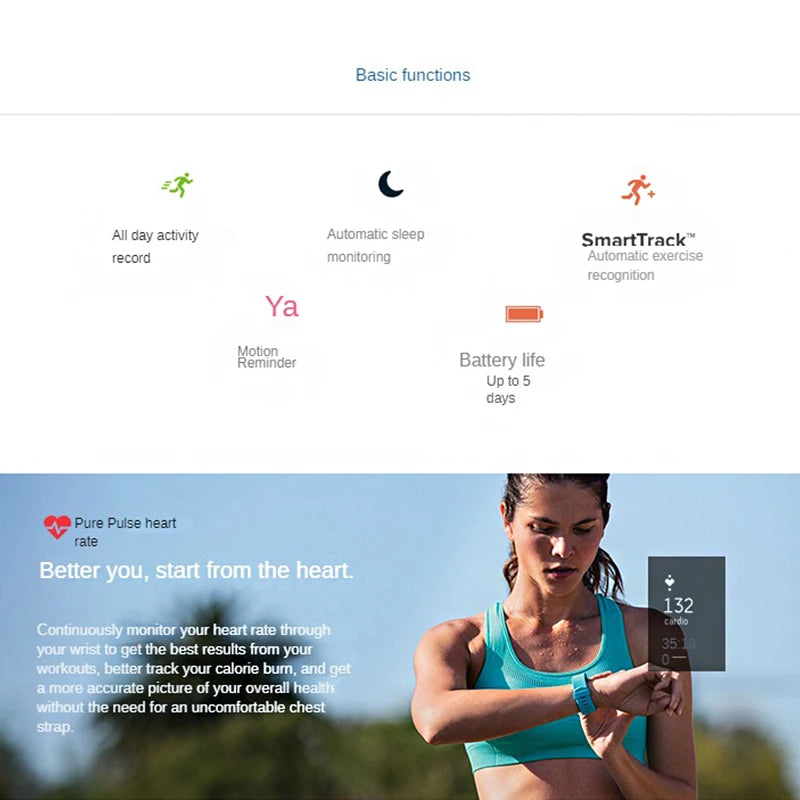 Fitbit Charge 2 – Smart Fitness Wristband with Heart Rate & Sleep Tracking