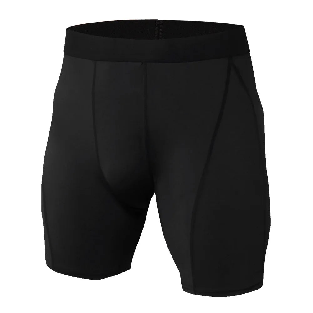 Men’s Compression Shorts – Quick Dry Training Tights for Running, Gym, and Fitness