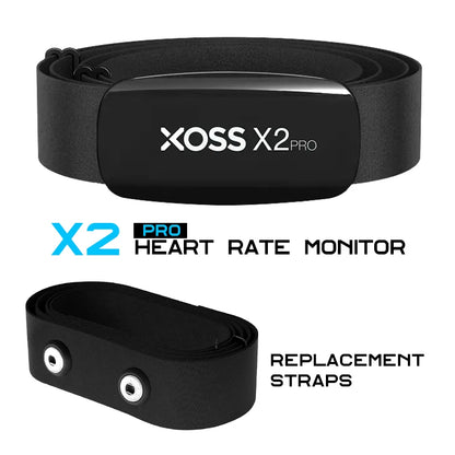 XOSS X2 Pro Heart Rate Monitor – Rechargeable Fitness Sensor with Data Storage