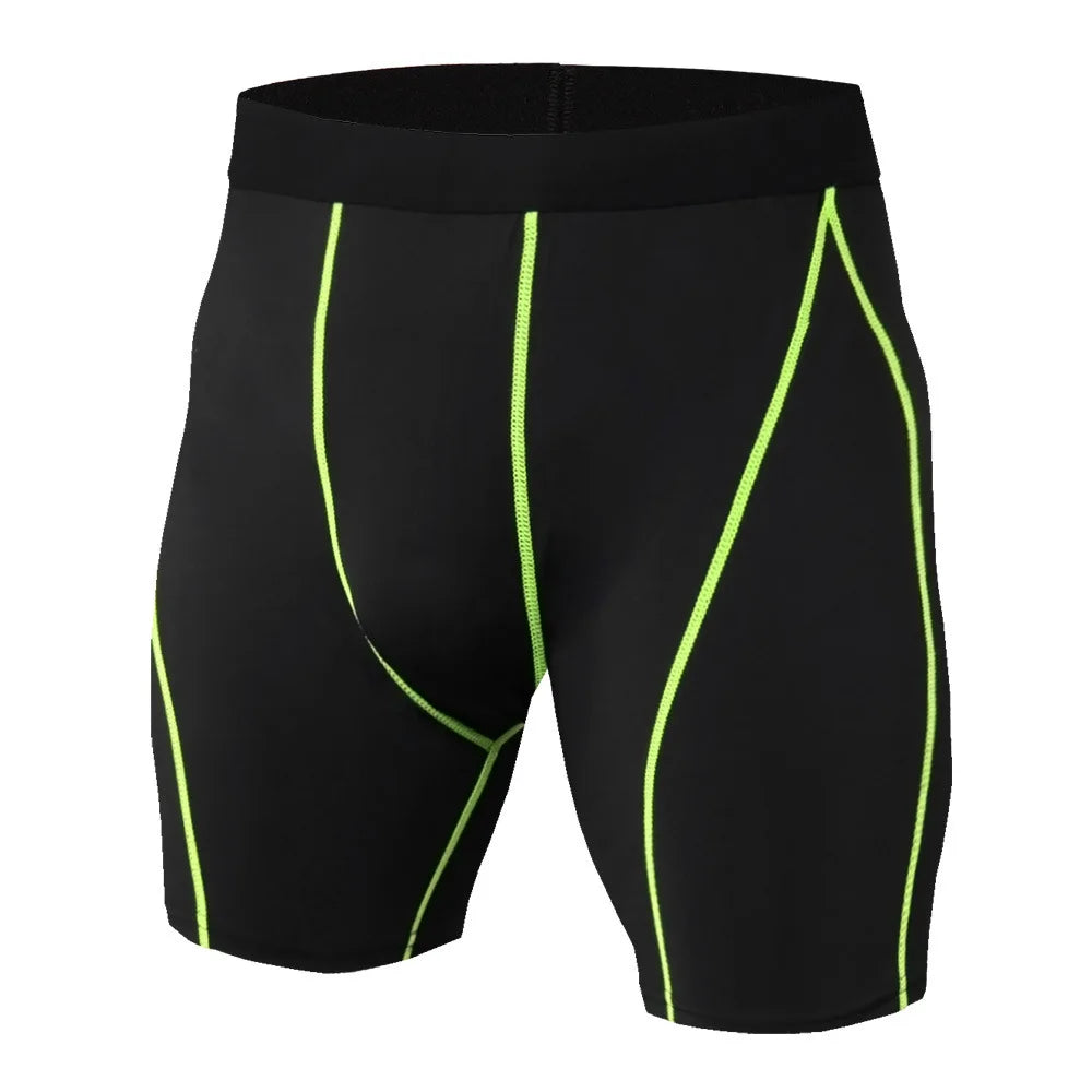 Men’s Compression Shorts – Quick Dry Training Tights for Running, Gym, and Fitness