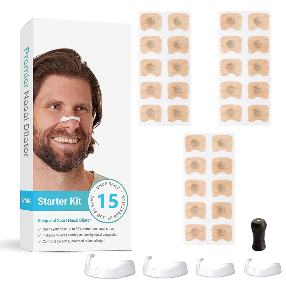 Magnetic Nasal Strips – Skin-Safe Sport Breathing & Anti-Snore Kit