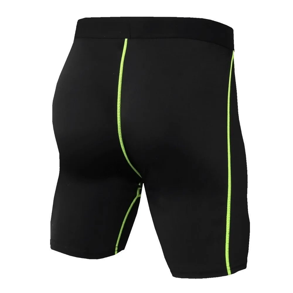Men’s Compression Shorts – Quick Dry Training Tights for Running, Gym, and Fitness