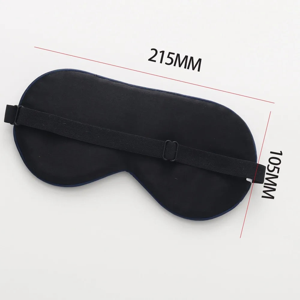 100% Silk Sleep Mask – Natural Eye Mask with Adjustable Strap