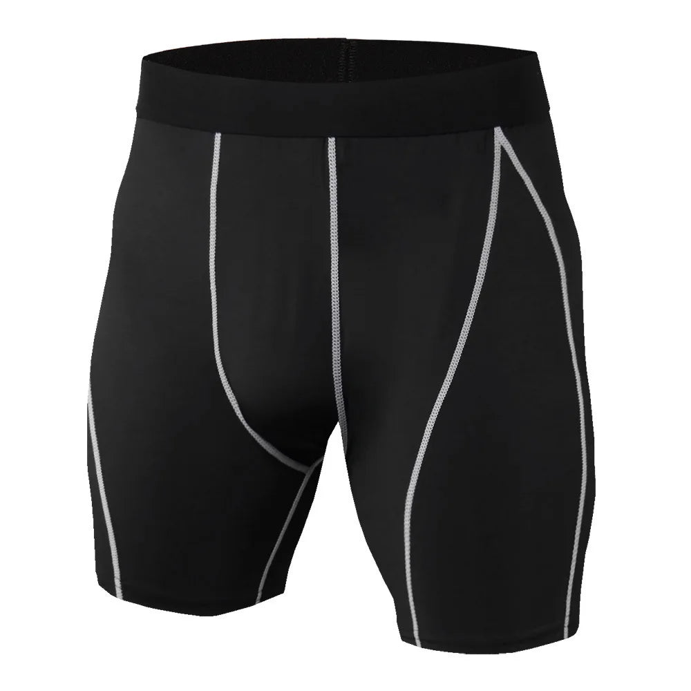 Men’s Compression Shorts – Quick Dry Training Tights for Running, Gym, and Fitness