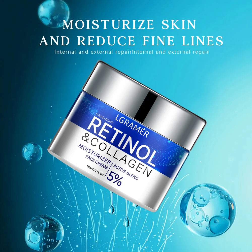 Retinol Anti-Aging Cream – Wrinkle Removing, Firming & Moisturizing Face Cream for Fine Lines and Brightening
