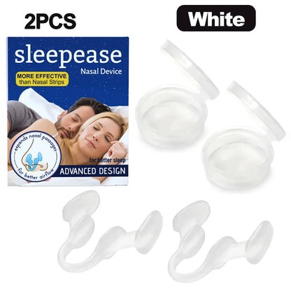 Silicone Anti-Snoring Nose Clip – Nasal Dilator for Better Breathing and Sleep